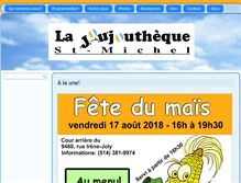 Tablet Screenshot of lajoujouthequestmichel.qc.ca